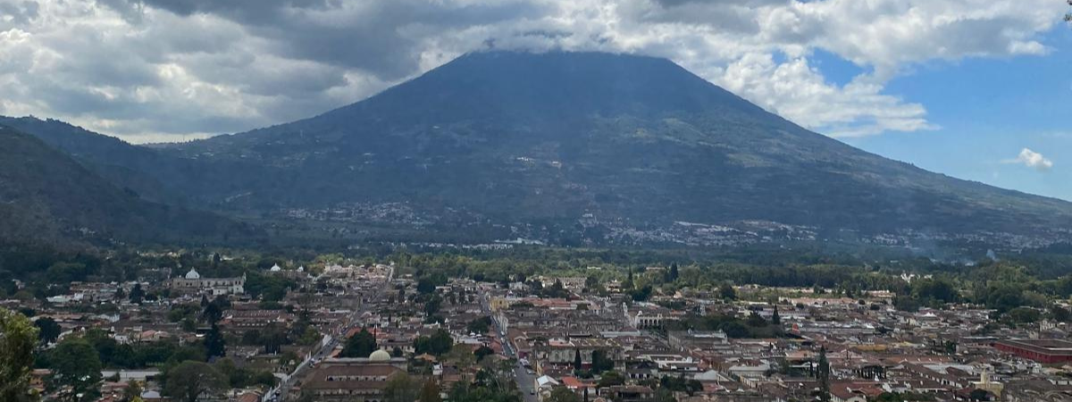 Volcano view from Antigua, Guatemala
