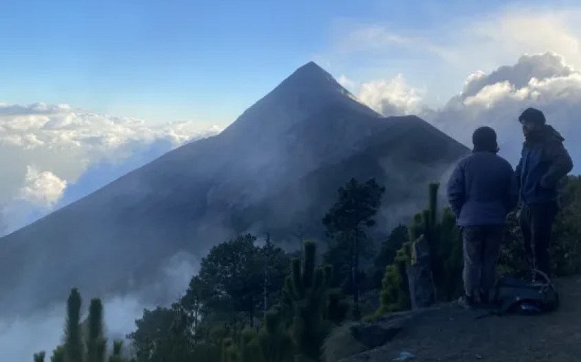 Acatenango volcano view
